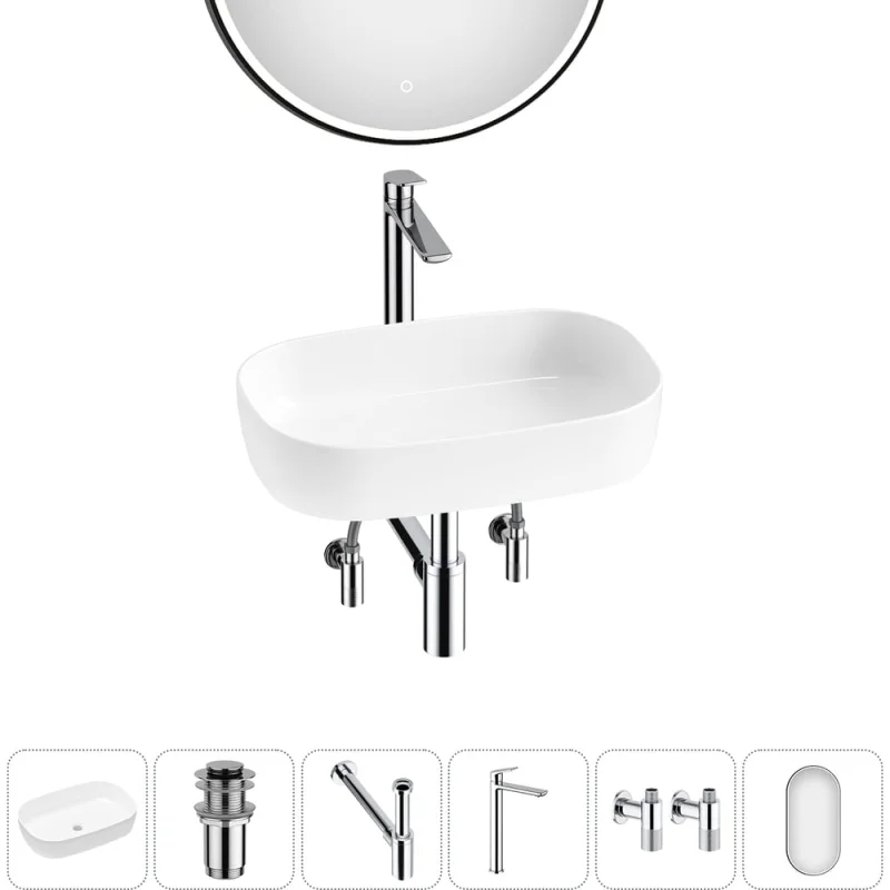 Накладная раковина для ванной Lavinia Boho комнаты Bathroom Sink в наборе 6 в 1 20217515R