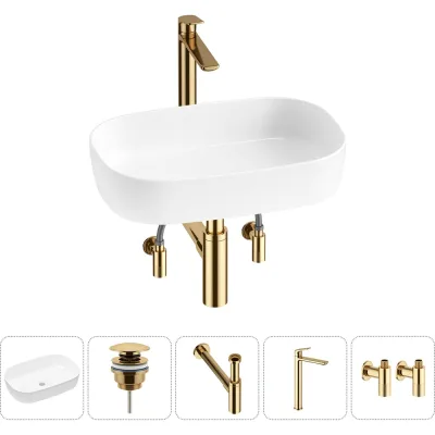 Накладная раковина для ванной Lavinia Boho комнаты Bathroom Sink в наборе 5 в 1 20217549R