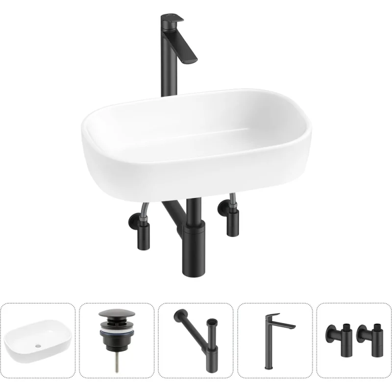 Накладная раковина для ванной Lavinia Boho комнаты Bathroom Sink в наборе 5 в 1 20217444R