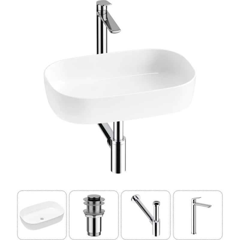 Накладная раковина для ванной Lavinia Boho комнаты Bathroom Sink в наборе 4 в 1 20217507R