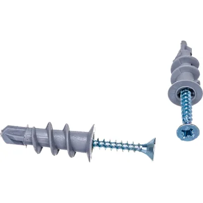 Анкер дюбель Tech-Krep DRIVA NYLON с шурупом 4 шт - пакет 102947