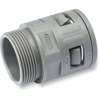 Муфта для гофрированных труб Weyer WQG-M40G/AD42.5 коннектор прямой, наружная M40x1.5 WE0202300