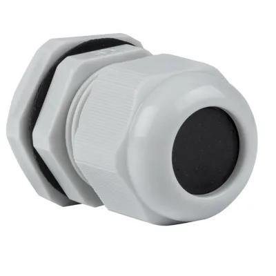 Кабельный ввод EKF PROxima PG16 диаметром 10-14 мм IP54 пластиковый серый (20 шт.) (plc-pg-16-r)