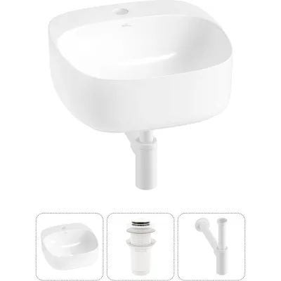 Набор Wellsee 3 в 1 Ideal накладная раковина 42x42 см 20214086R