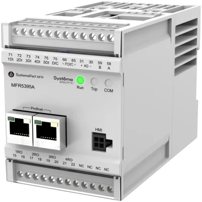 Реле Systeme Electric MFR530 MODBUS-RTU + PROFINET 25-100A ТТ Ø18ММ 80-270В AC/DC MFR539100A