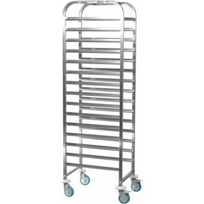 Тележка-шпилька ТШГр Mecon Retail, 15 уровней гастроемкостей GN1/1 383x550x1735 ТШГ-R383551735/15-1/1