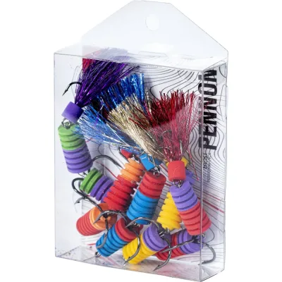 Приманки джиговые Lucky John LJ PENNON SLOTWORM MIX3 5 шт LJPB004-03