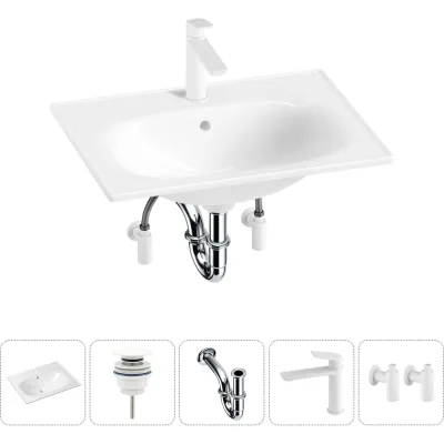 Врезная раковина для ванной Lavinia Boho комнаты Bathroom Sink в наборе 5 в 1 20217606R