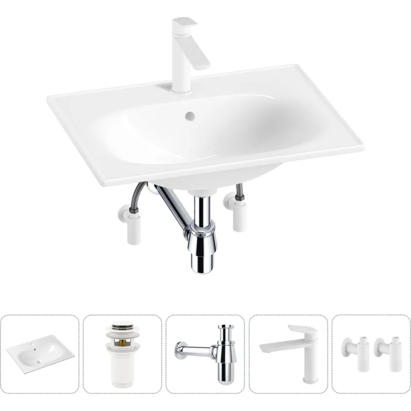 Врезная раковина для ванной Lavinia Boho комнаты Bathroom Sink в наборе 5 в 1 20217622R