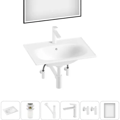 Врезная раковина для ванной Lavinia Boho комнаты Bathroom Sink в наборе 6 в 1 20217654R