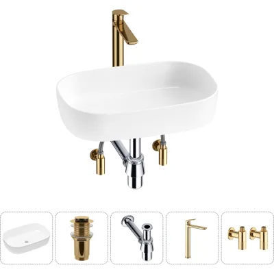 Накладная раковина для ванной Lavinia Boho комнаты Bathroom Sink в наборе 5 в 1 20217485R