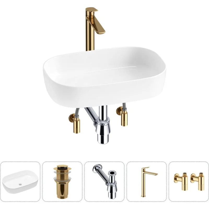 Накладная раковина для ванной Lavinia Boho комнаты Bathroom Sink в наборе 5 в 1 20217485R