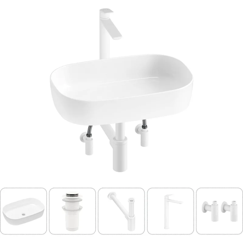 Накладная раковина для ванной Lavinia Boho комнаты Bathroom Sink в наборе 5 в 1 20217514R