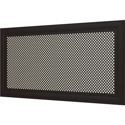 Декоративный экран для радиаторов и батарей Cosca Decor Модерн 600x1200 мм, венге, дедало, с рамкой СПБ004470