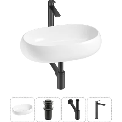 ΠΠΎΠΌΠΏΠ»Π΅ΠΊΡ Wellsee 4 Π² 1 Lavinia Boho Bathroom Sink Π½Π°ΠΊΠ»Π°Π΄Π½Π°Ρ ΡΠ°ΠΊΠΎΠ²ΠΈΠ½Π° 56x33 ΡΠΌ 20215088R