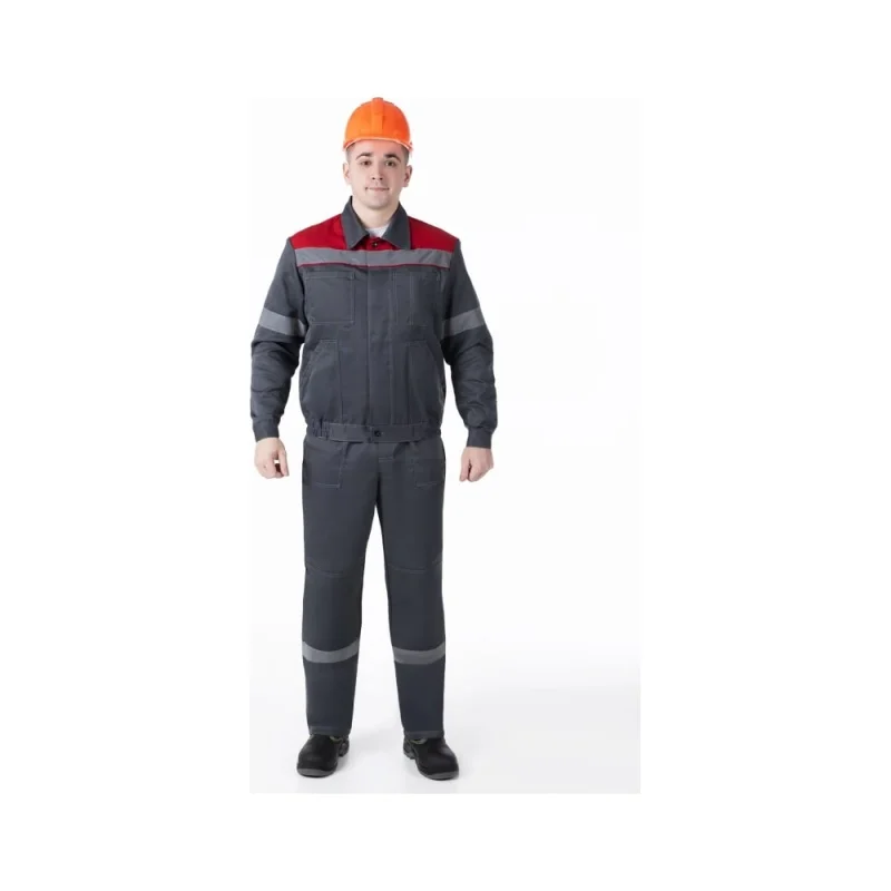 Костюм MILL ЛЕГИОНЕР серый с красным: куртка,ПК р-р 56-58/170-176 4660319471159