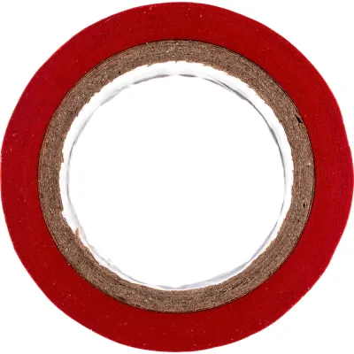 Изоляционная лента DolleX, 19 мм х 9,10 м, красная, ПВХ PVC, ET-1319RED