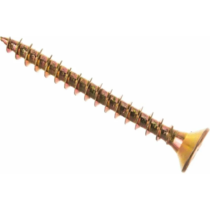 Шуруп ARNO INDUSTRIES 3,5х50 335 шт с потайной головкой для крепления дерева желтое цинковое покрытие AB7103505066G07