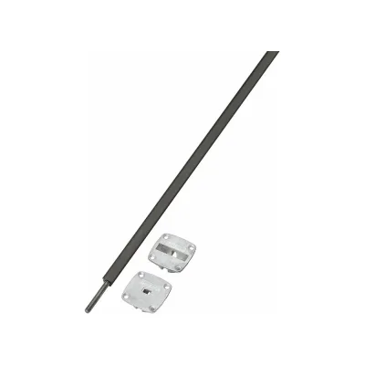 Стержень Hafele Planofit с резьбой крышкой, черный 2650 мм 407.90.271