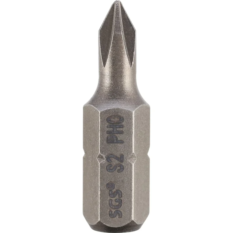Бита SGS PH0, 25мм S2 1шт 6325-PH0