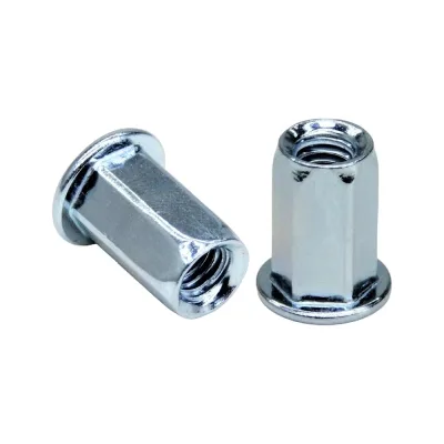Заклепка-гайка STALMAX шестигранная LZH-C М 6х15,0 (0,5-3,0) с цилиндрическим бортиком (арт. 10922) оц. сталь (уп. 500 шт) 10922-023