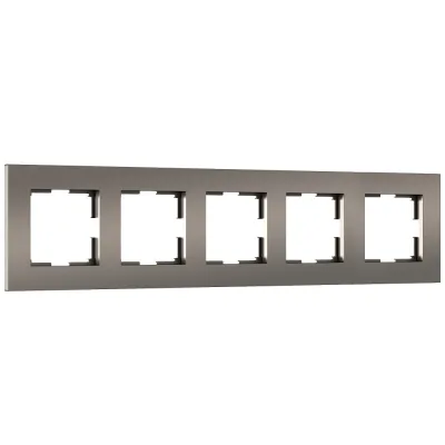 Рамка Werkel Slab пятиместная бронза софт (a067788)