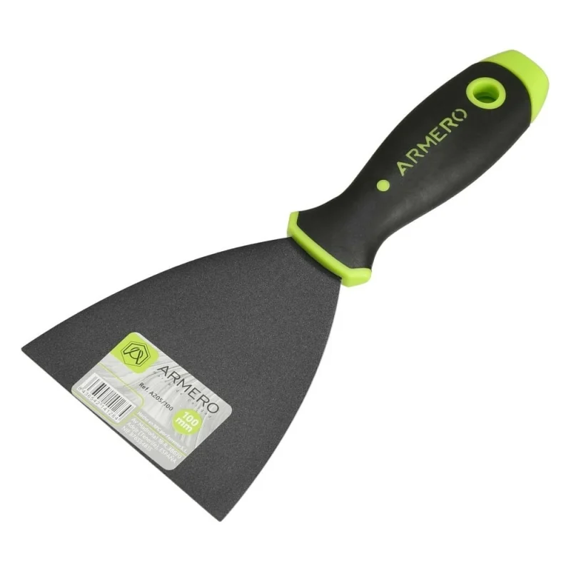 Малярный шпатель жесткий Armero 100мм, тефлон A205/100