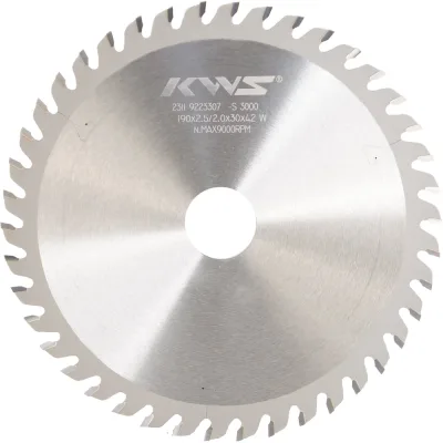Диск пильный KWS 190*30*2.5/2.0*42T W 10 3000 TFKU00065
