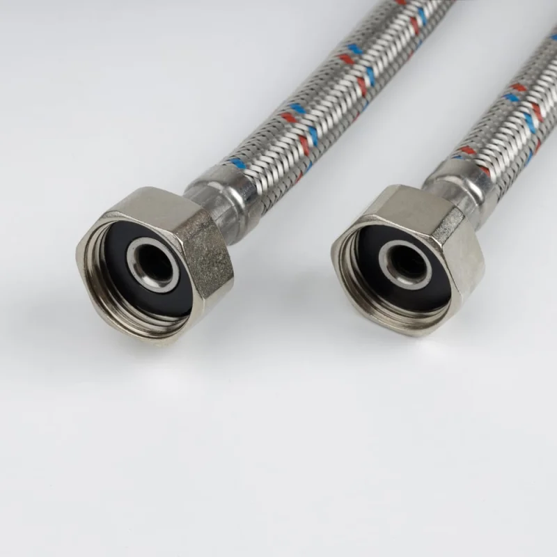 Гибкая подводка IDDIS F1/2xF1/2, SS304, латунь, 1.0 м, 926ABS10ZP