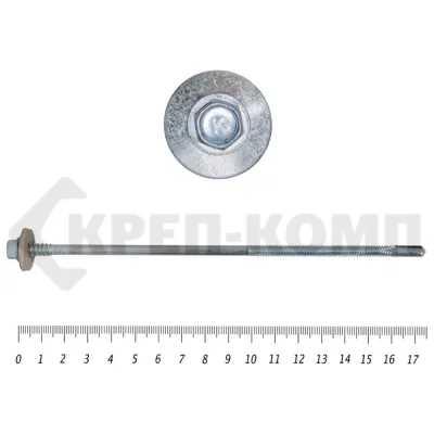 Саморез для сендвич-панелей КРЕП-КОМП 6,3/5,5х175, 50 шт. сспк175мф