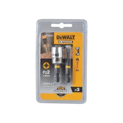 Биты DEWALT DT70535T, FLEXTORQ PZ2 50 мм, c магнитным держателем MAGNETIC SCREW LOCK DT70535T-QZ