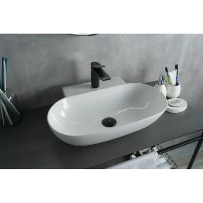Раковина Gid N9234 накладная белая 56x39x12.5 51133