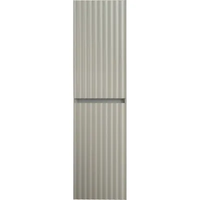Пенал настенный подвесной Art&Max ELEGANT Светло-серый матовый AM-ELEGANT-1500-2А-SO-GCM-LED