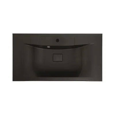 Раковина из искуственного мрамора Art&Max AM-LAV-900-MR-FP-Nero