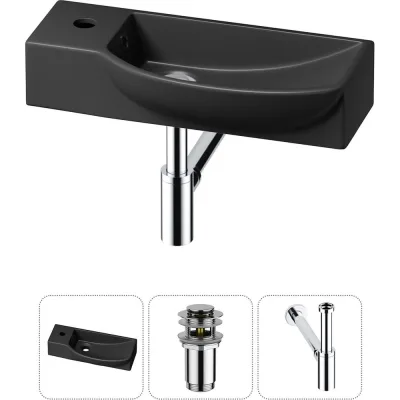 Комплект Wellsee 3 в 1 Lavinia Boho Bathroom Sink накладная/подвесная раковина 50x24 см 20216152R