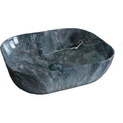 Раковина GID K397G124 накладная под камень глянцевая 50x40x14 54401