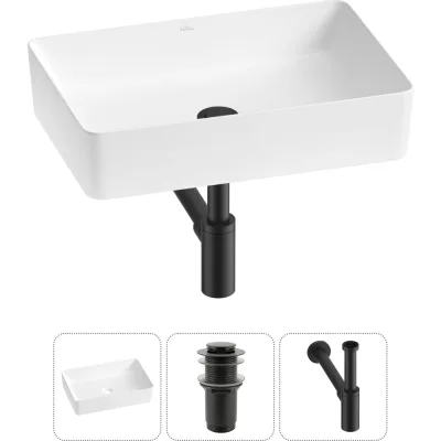 Набор Wellsee 3 в 1 FreeDom 2.0 накладная раковина 50x34 см 20214460R
