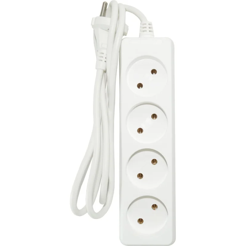 Удлинитель Jilion U-4g-3m-c с 4 евророзетками (б/з) 3 м SIMPLE 9534041