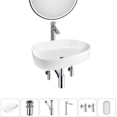 ΠΠ°Π±ΠΎΡ Wellsee 6 Π² 1 Belle Spa 3.0 Π½Π°ΠΊΠ»Π°Π΄Π½Π°Ρ ΡΠ°ΠΊΠΎΠ²ΠΈΠ½Π° 55x40 ΡΠΌ 20218517R