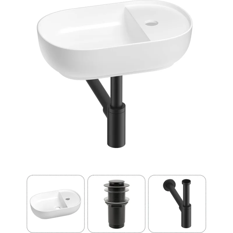Мини-раковина для ванной комнаты или туалета Wellsee WC Area в наборе 3 в 1 20212098R