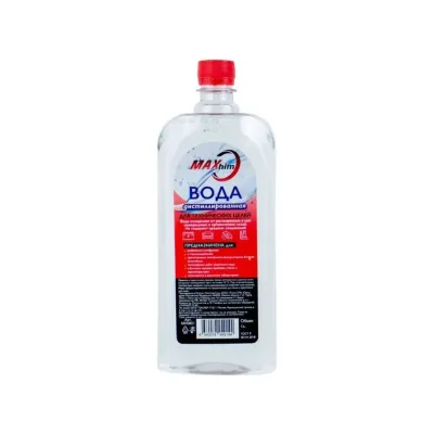 Вода дистиллированная 1 л MAXHIM MH0801