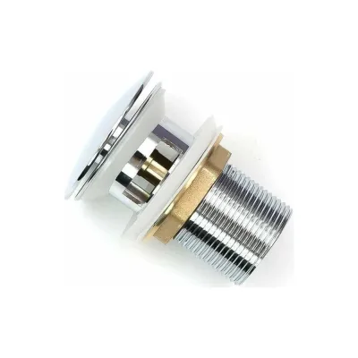 Донный клапан MELANA с переливом, хром, в блистере MLN-335302CH