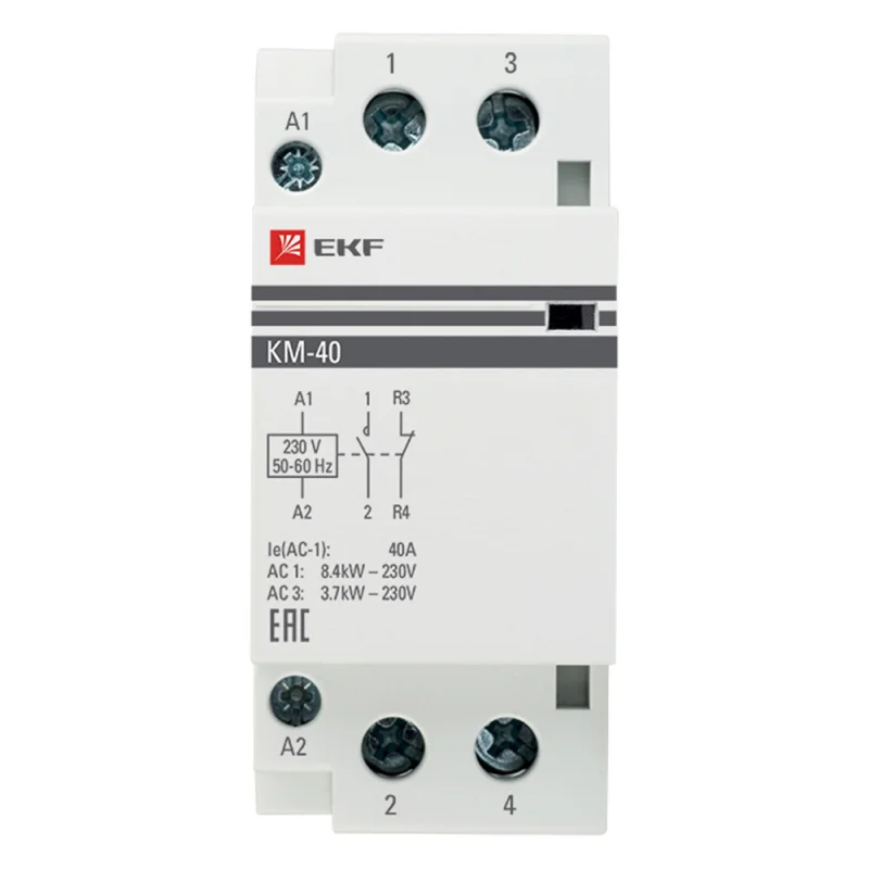 ΠΠΎΠ½ΡΠ°ΠΊΡΠΎΡ ΠΌΠΎΠ΄ΡΠ»ΡΠ½ΡΠΉ EKF PROxima ΠΠ 230-400 Π 40 Π ΡΠΈΠΏ AC 1ΠΠ+1ΠΠ (km-2-40-11)