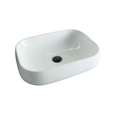 Раковина Gid N9243 накладная белая 56x42x14 51135