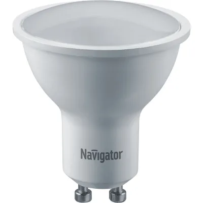 Лампа светодиодная Navigator GU10 4000К 7 Вт 560 Лм 230 В софит матовая
