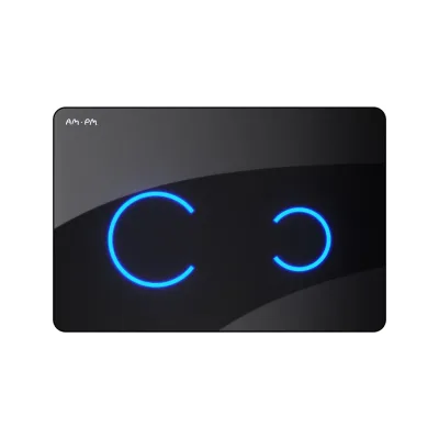Клавиша для инсталляции сенсорная AM.PM Touchless Pro бесконтактная, стекло, черный I0450B38