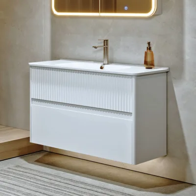 Тумба ALAVANN Wave 105 (ум. Nikson 105), белый ALV1116001
