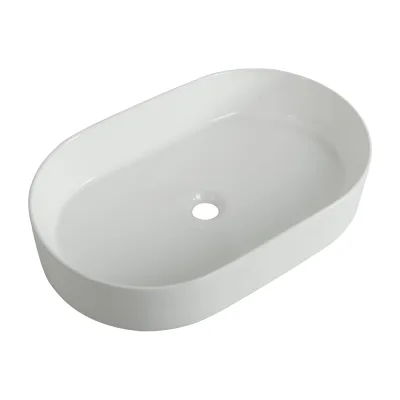 Раковина керамическая BelBagno накладная, овальная, 610x385x120 BB1479