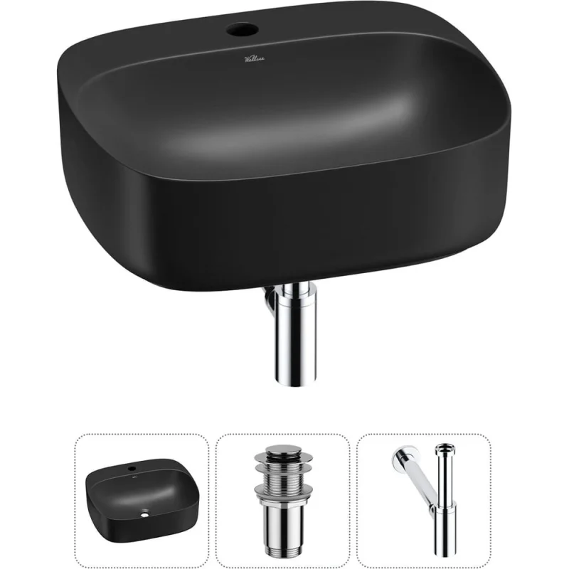 Набор Wellsee 3 в 1 Ideal накладная раковина 50x42 см 20214158R