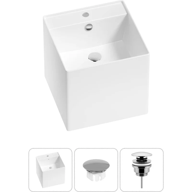 Набор Wellsee 3 в 1 M1 Limited Edition подвесная раковина 42x42 см 20217223R
